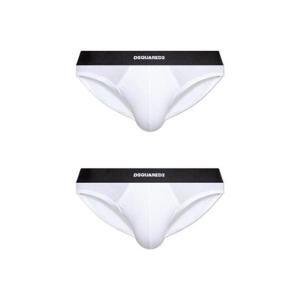 Dsquared2 로고 허리띠 2팩 브리프 DCX200070 100 TP934643148
