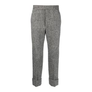 톰브라운 헤링본 백스트랩 울 팬츠 그레이 MTC001B 02508 980
