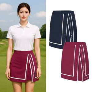 비티알 여성 골프 스판 이너 속바지 절개 스커트 치마