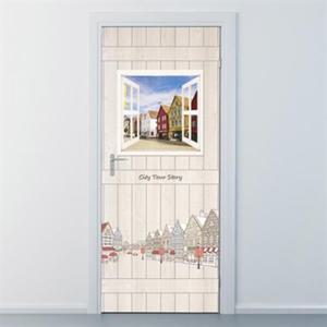 아트박스/낭만창고 ncbr119-시티투어 스토리(북유럽)-현관문시트