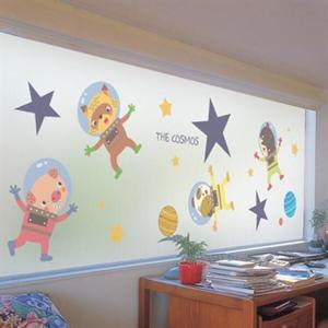 아트박스/낭만창고 dgho114-달나라 우주여행-반투명시트지