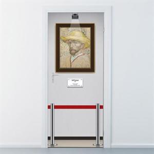 아트박스/낭만창고 ncss072-빈센트 반 고흐F-현관문시트지