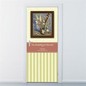 아트박스/낭만창고 ncss080-빈센트 반 고흐N-현관문시트지