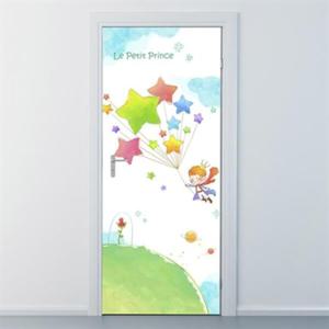 아트박스/낭만창고 ncbr202-어린왕자의 장미꽃-현관문시트지