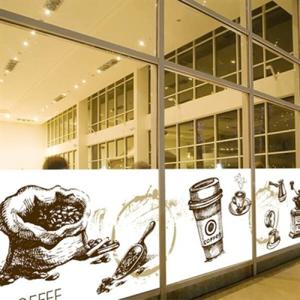 아트박스/낭만창고 nang051-빈티지카페-뮤럴실사 시트지