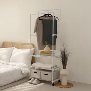 아트박스/아도라하우스 이동식 3단 선반형 행거