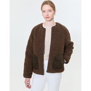 헤지스 골프 여성 24FW 스테디셀러플러피 라이트 패딩 점퍼 (KHAKI) WWJU4D972K2