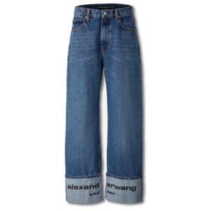 알렉산더 왕 로고 자수 미드라이즈 진 4DC3254810 473 TP944193165