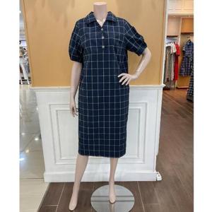 BCBG M백화점 코카 체크원피스 B5C7O606