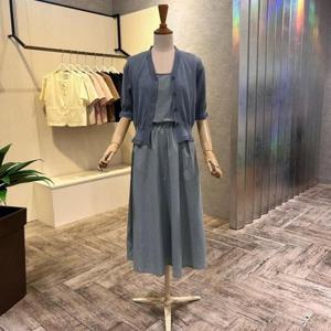 [ab.f.z]AOZ3HO37H_가디건 셋트 스트링 민소매 원피스