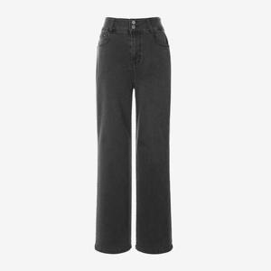 숲  (SA2DP31) 하이웨스트 투버튼 데님 팬츠