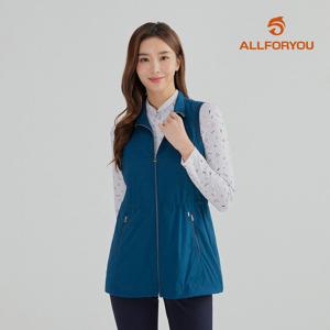 [올포유] [모델착장] 여성 암홀 시보리 포인트 집업 베스트 AWVEL7371-904_G