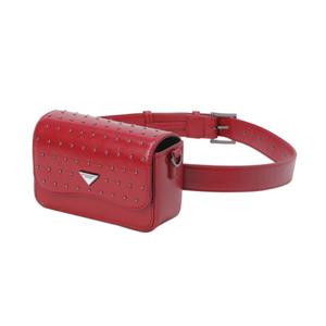 [마스터바니에디션] 여성 페이크 레더 스터드 투웨이 벨트백(421E3BG110)