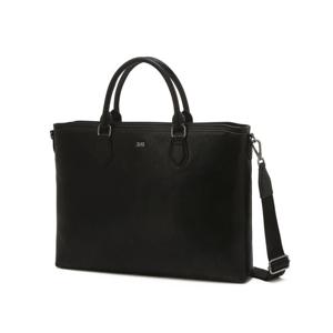 [닥스핸드백][쇼핑백동봉]블랙 로고장식 소가죽 서류가방 DBBA5F170BK