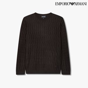 [엠포리오 아르마니]남성 트위스트 패턴 크루넥 풀오버(A515328048)(590000)