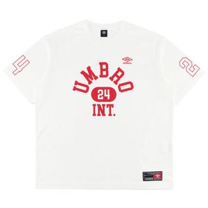 엄브로 원포인트 메쉬 반팔 티셔츠 UQ321CRS71SCW