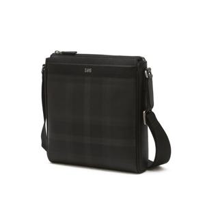 [선물포장가능] [DBBA5F792W3] 브라운 체크 가죽 크로스백