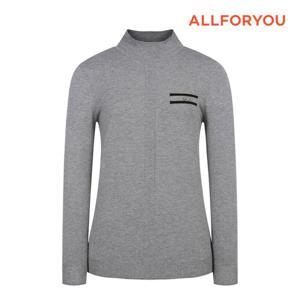 [올포유][올포유] 여성 포켓 장식 반넥 니트 ALSHM9151-190