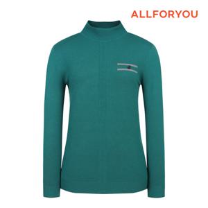 [올포유][올포유] 여성 포켓 장식 반넥 니트 ALSHM9151-904