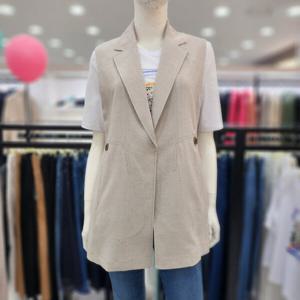 [조이너스]여성 정장 24신상 여름 A라인 레이온 베스트 조끼JEU4