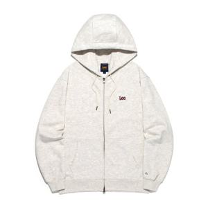 [LEE]LEE 스몰 트위치로고 후드집업 오트밀 LE2503HZ01OT