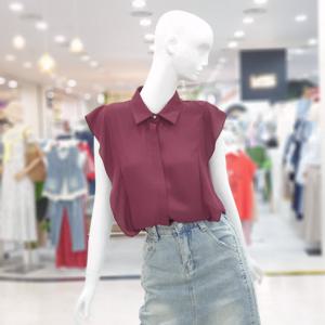 [ab.f.z]심플 민소매 여리 쉬폰 블라우스 FSPNZ5B43G