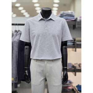 [바쏘옴므]면 혼방 PK 카라 반팔 티셔츠 WSZ2KT68AGR_DJ