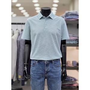 [바쏘옴므]면 혼방 PK 카라 반팔 티셔츠 WSZ2KT67AGN_DJ