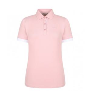 [핑][핑골프]여성 소매 배색 반팔 티셔츠 121E2TO052_PK