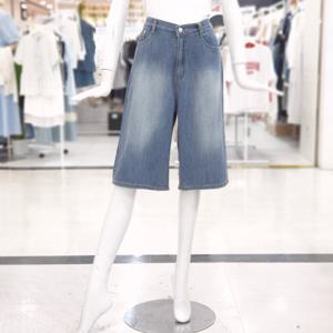 [ab.f.z]심플 쿨 칠부 데님 팬츠 FSPZZ5E36G