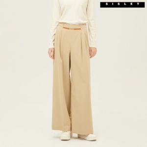 [시슬리]시슬리 뉴라이크 울 체인비죠 팬츠 SAPT42261_BE
