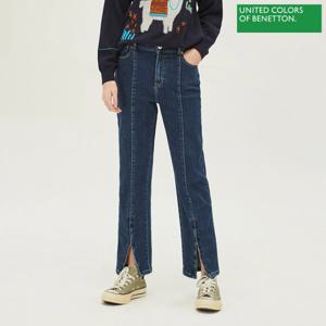 [베네통]베네통 앞지퍼 일자 데님 팬츠 BADP54261_IN