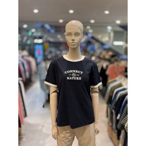 [네파][네파] 네파 여성 그래픽 세미 크롭 반팔 티셔츠 7L45378