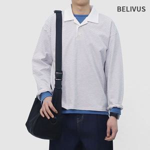 [빌리버스]빌리버스 남성 카라 단가라 코튼 긴팔 티셔츠 BOID013