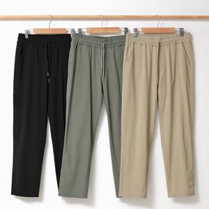 샵앤) 여성 데일리 스판 세미배기 밴딩 팬츠 SE.W-WPT-3415-카키베이지-z