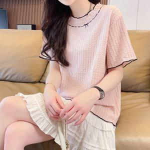 [베나프]달리 리본 반팔 티셔츠_BJ2ST049