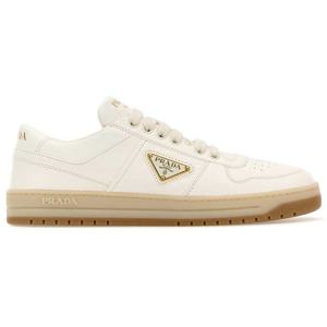 25 FW 프라다 트라이앵글 로고 사이드 레이스업 램레더 스니커즈 1E792MFDD30038