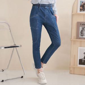 [베나프]배기 슬림 밴딩 데님팬츠_FG1DP017