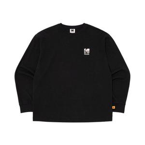 [코닥]코닥 빅로고 롱 슬리브 티셔츠 K5323ERL11BLK