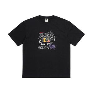 [코닥]코닥 모먼츠 일러스트 반팔 티셔츠 K5323LRS75BLK