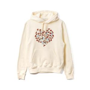 랑방 후드 티셔츠 RU HO0001 F189 E25 060 ENAMEL Neutrals