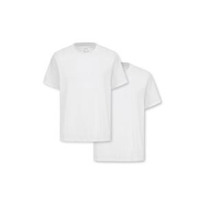 [에디션앤드지]25 FW 남자티셔츠 기본 화이트 이너용 반팔티 2PACK NEF5TR1101 DR4488