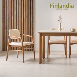 핀란디아 스터닝 세라믹 4인 식탁세트(와이드형/의자4)