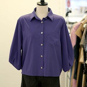 [메종블랑쉬]벌룬 턱 소매 셔츠 블라우스 ARAM253JSH803