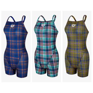 (아레나)A5FL1LH05-JD 컨트리 체크 2부 반신 싱글 수퍼플라이백