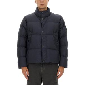 스톤아일랜드 블랙 퀼티드 하이넥 패딩 4100010 S0A23V0020