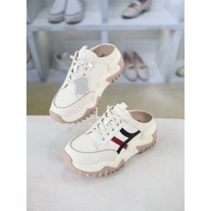 [코디엘루]소가죽 여성 통굽 뮬 블로퍼 운동화 6cm CDSP500805