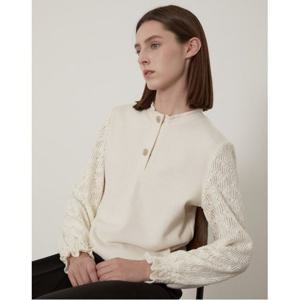 [데일리스트]소매 레이스 티셔츠___MDBALYW9111