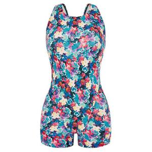 [아레나] 팔레트 2부 반신 U백 여성 수영복 A4FL1LH22BLK