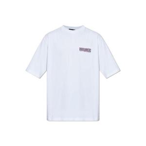 Dsquared2 그래픽 프린트 크루넥 티셔츠 S71GD1609D20020 100 TP948374899